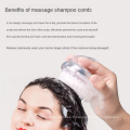 Brusque de massage de shampooing de cuir de cuve en silicone
